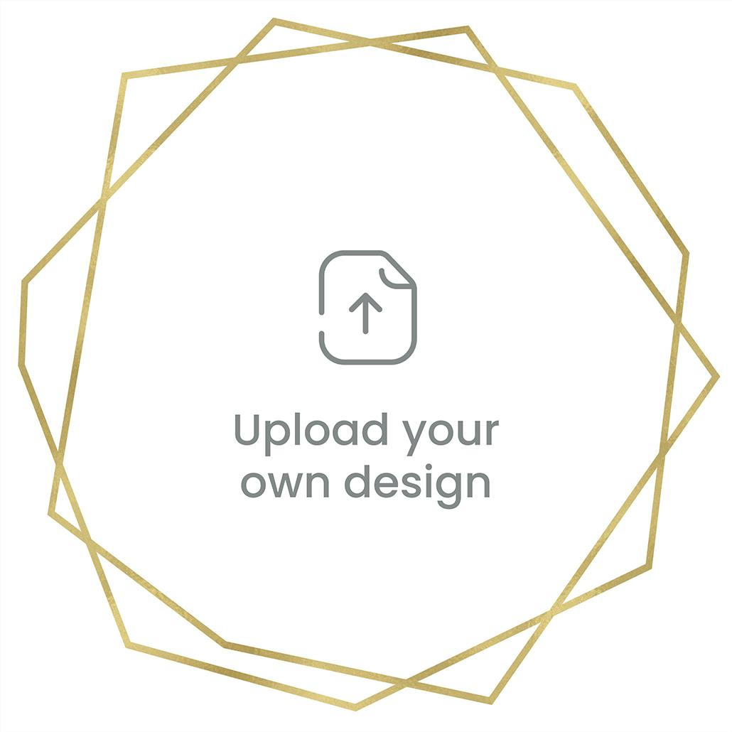 Geometric polygon - square - invitation