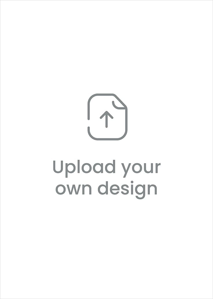 Upload your own design - wedding announcement